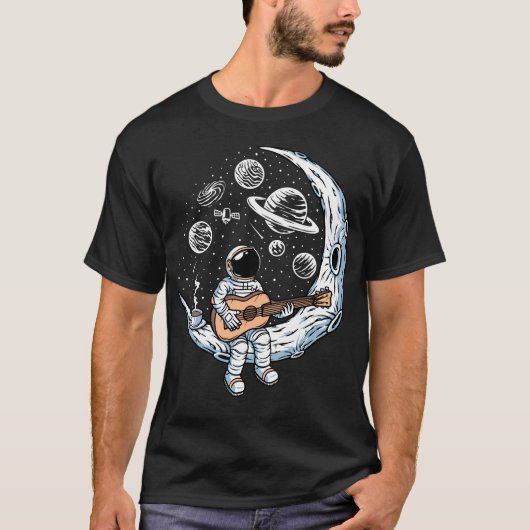 宇宙飛行士遊のギター Tシャツ (正面)