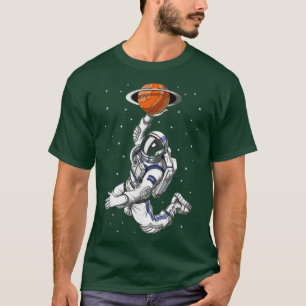宇宙飛行士遊の宇宙空間でのバスケットボール,バスケット Tシャツ