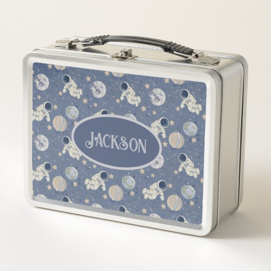 宇宙飛行士金属弁当箱 メタルランチボックス (正面)