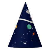 宇宙飛行士銀河系惑星太陽地球 パーティーハット (左)