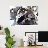 宇宙飛行士顔 ポスター (ホームオフィス)