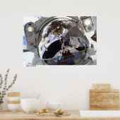 宇宙飛行士顔 ポスター (キッチン)