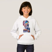 宇宙飛行士食べの宇宙のピザ。 (正面フル)