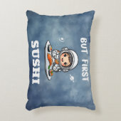 宇宙飛行士食べの寿司 アクセントクッション (正面(垂直))