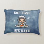 宇宙飛行士食べの寿司 アクセントクッション (裏面)