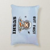 宇宙飛行士食べの寿司 アクセントクッション (裏面(縦))