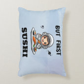 宇宙飛行士食べの寿司 アクセントクッション (正面(垂直))