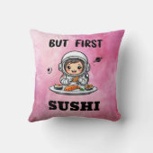 宇宙飛行士食べの寿司 クッション (裏面)