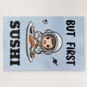 宇宙飛行士食べの寿司 ジグソーパズル (横)