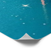 宇宙飛行士魚釣り宇宙 ポスター (角)