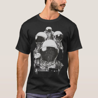 宇宙飛行士4人 Tシャツ