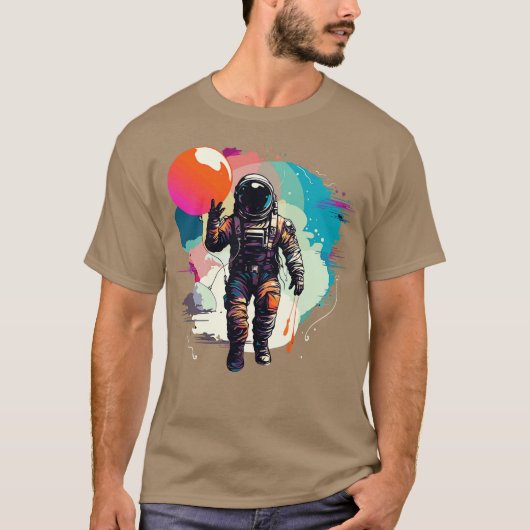 宇宙飛行士4 Tシャツ (正面)