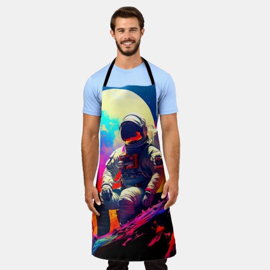 宇宙飛行士 エプロン (着用した状態)