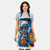 宇宙飛行士 エプロン (着用した状態)