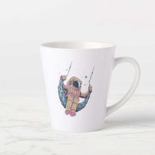宇宙飛行士 カフェラテマグ (右)