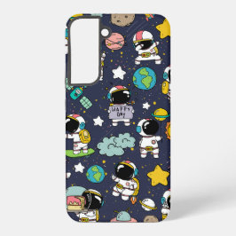 宇宙飛行士 カートゥーン宇宙  SAMSUNG GALAXY S22+ケース