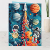 宇宙飛行士 カード (裏面)