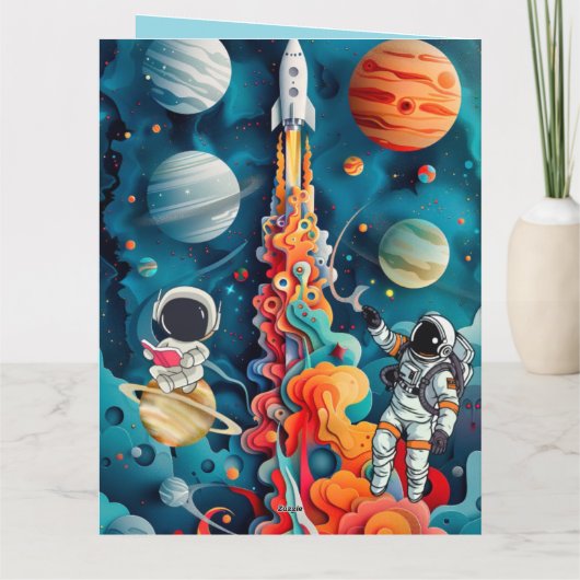 宇宙飛行士 カード (裏面)