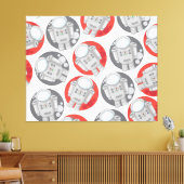 宇宙飛行士 キャンバスプリント (インサイチュ (リビング))