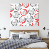 宇宙飛行士 キャンバスプリント (インサイチュ (寝室))