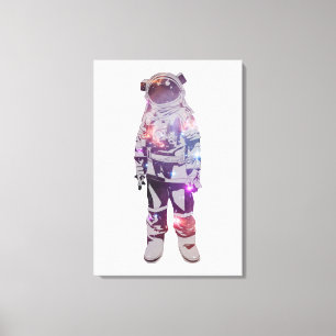 宇宙飛行士 キャンバスプリント