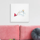 宇宙飛行士 キャンバスプリント (インサイチュ (リビング))