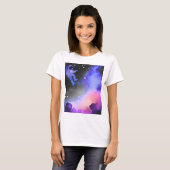 宇宙飛行士 コズミック 宇宙 レディース Tシャツ (正面フル)