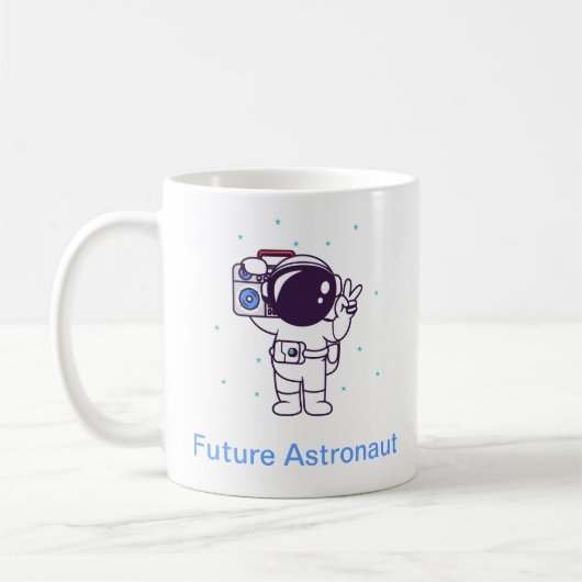 宇宙飛行士 コーヒーマグカップ (左)
