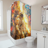 宇宙飛行士 シャワーカーテン (インサイチュ)