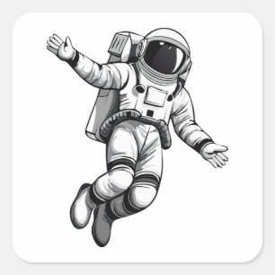 宇宙飛行士 スクエアシール