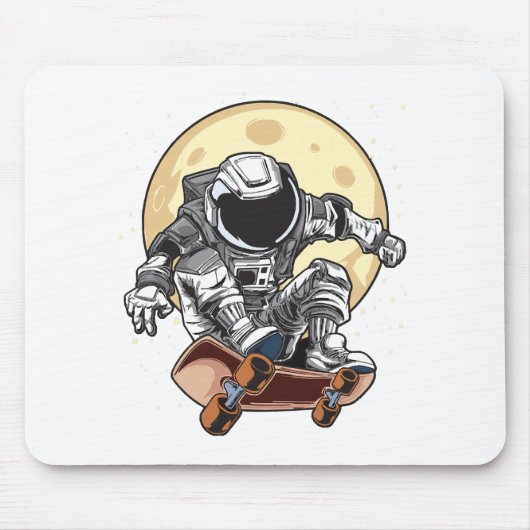 宇宙飛行士 スケート マウスパッド (正面)