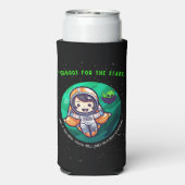 宇宙飛行士、スタートのための撮影 スリム缶クーラー (Seltzer裏面)