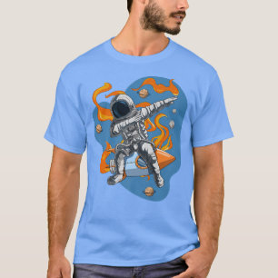 宇宙飛行士 スペース ダッブ 宇宙飛行士 月 火星 惑星 Tシャツ
