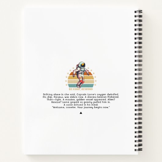 宇宙飛行士 ノートブック (裏面)