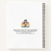 宇宙飛行士（ハードカバー） ノートブック (裏面)