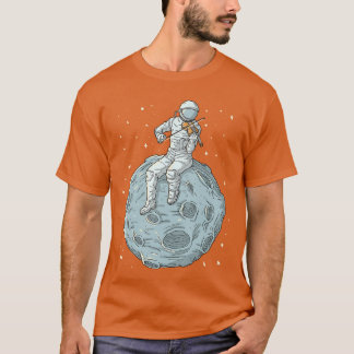 宇宙飛行士 バイオリン 奏者 ヴァイオリン クラシカル Tシャツ