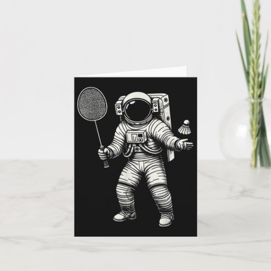 宇宙飛行士 バドミントン選手 シャトル スポーツ _7  カード (正面)
