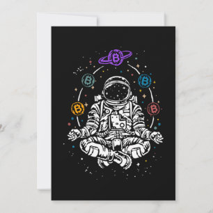 宇宙飛行士 ビットコイン 暗号通貨 宇宙 BTC 暗号資産 招待状
