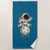 宇宙飛行士 ビーチタオル (正面)