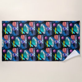 宇宙飛行士 ビーチタオル