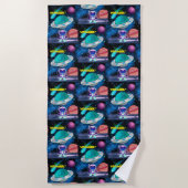 宇宙飛行士 ビーチタオル (正面)