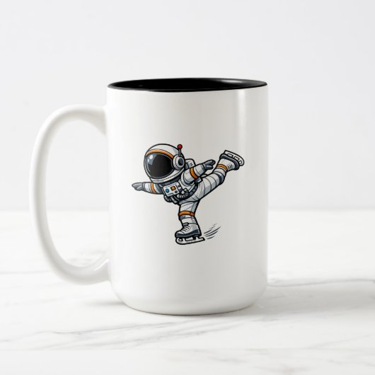 宇宙飛行士 フィギュアスケート ツートーンマグカップ (左)