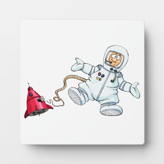 宇宙飛行士 フォトプラーク (正面)