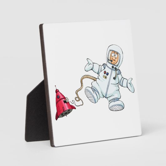 宇宙飛行士 フォトプラーク (正面)