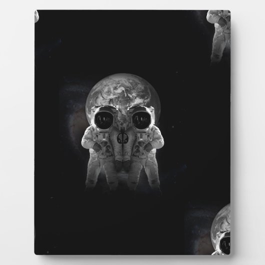 宇宙飛行士 フォトプラーク (正面)