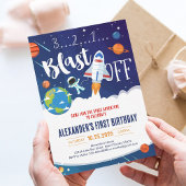 宇宙飛行士 プラネット 外部宇宙 ロケット船 パーティー 招待状