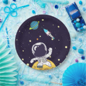 宇宙飛行士 ペーパープレート (パーティー)