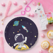 宇宙飛行士 ペーパープレート (パーティー)