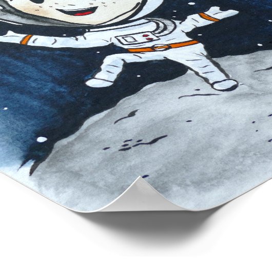 宇宙飛行士 ポスター (角)