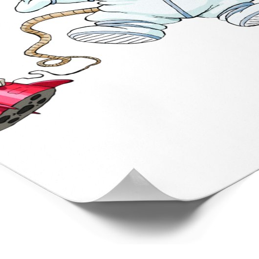 宇宙飛行士 ポスター (角)